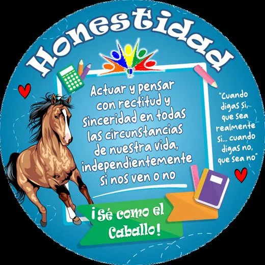 Honestidad: ¡sé como el caballo!